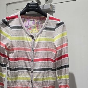 Marc Cain Multicolor Striped Cardigan
